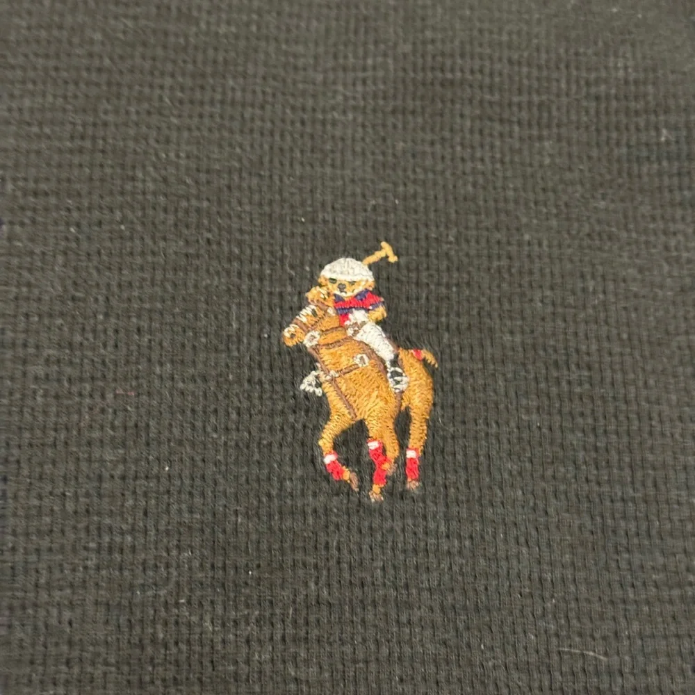 Polo Ralph Lauren Men's Polo Bear Thermal Waffle Long Sleeve Shirt - Picture 2 of 4